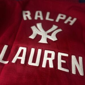 Ralph Lauren x mlb collab Red Yankees Sweater